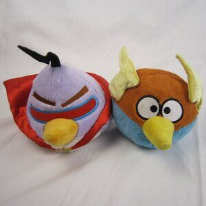 Angry Birds Space Plush Lot of 2 - 8" - Used - 2012 Commonwealth